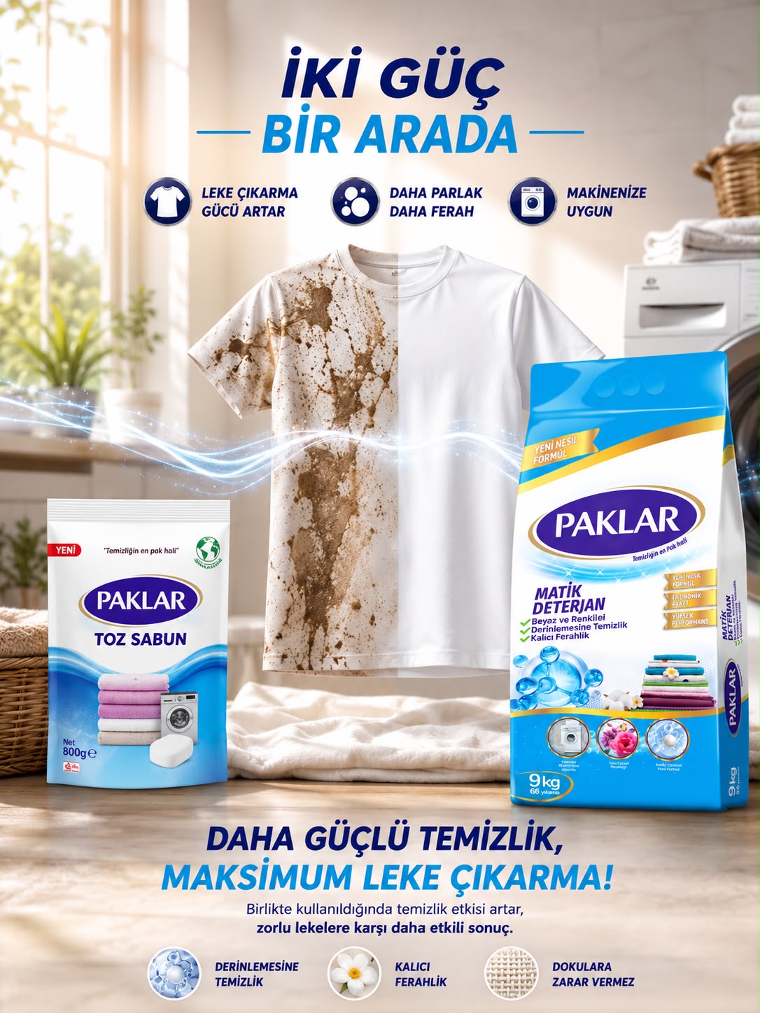 Paklar Matik Deterjan 9 Kg