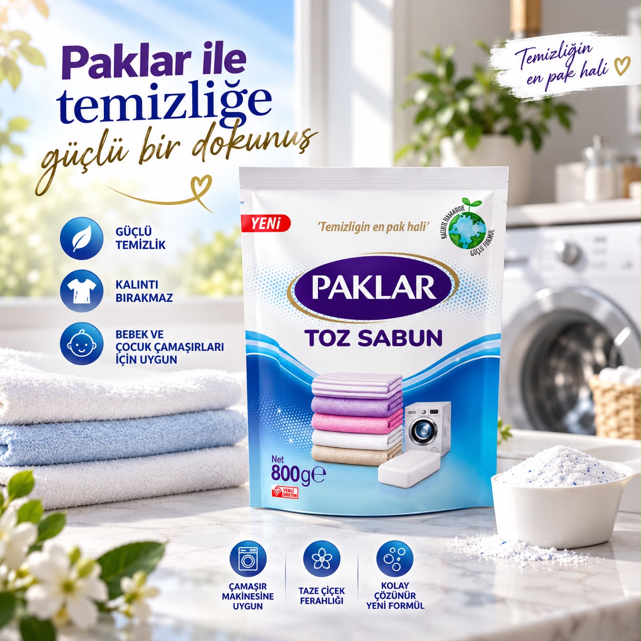 Paklar Toz Sabun 800g